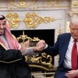 Donald Trump alături de prințul Mohammed bin Salman la Casa Albă