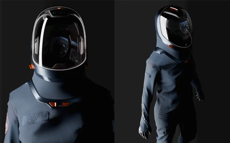 costum spatial fabricat de decathlon