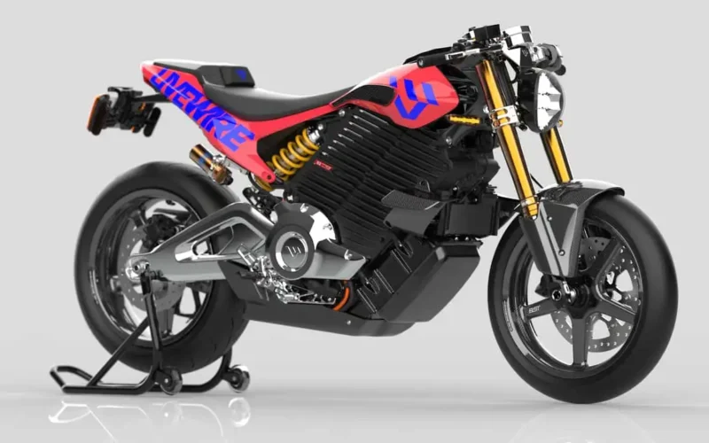 motocicleta electrica concept multicolora