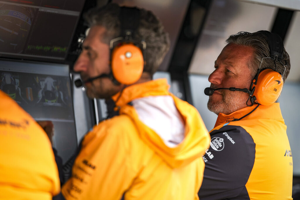 Andrea-Stella-Zak-Brown-McLaren