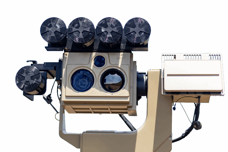 Sistem anti-drone cu plasă