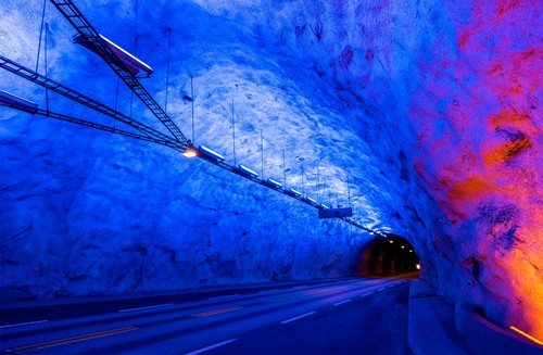 Lærdalstunnelen-tunel-rutier-norvegia