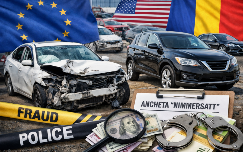 vehicule avariate-grupare-frauda- ancheta