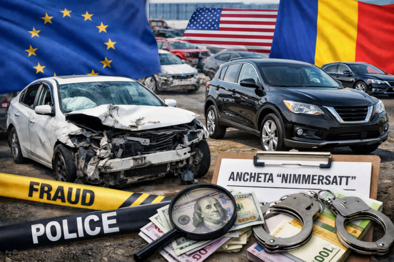 vehicule avariate-grupare-frauda- ancheta