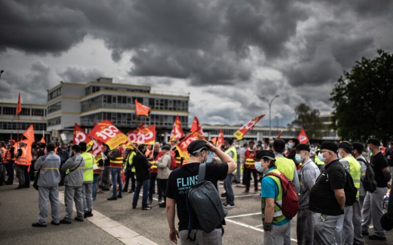 Grevă la o fabrică Renault