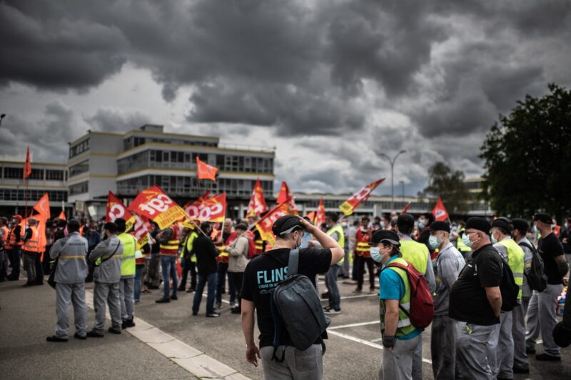 Grevă la o fabrică Renault