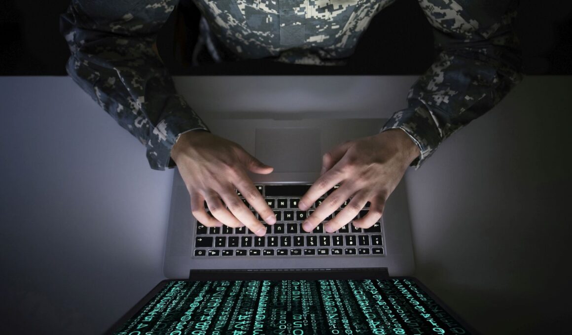 ilustratie militar care participa la razboiul hibrid