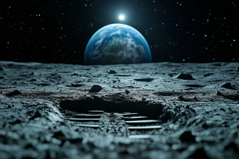 Urmă umană pe Lună