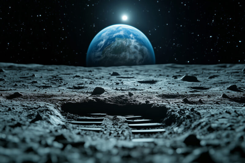 Urmă umană pe Lună