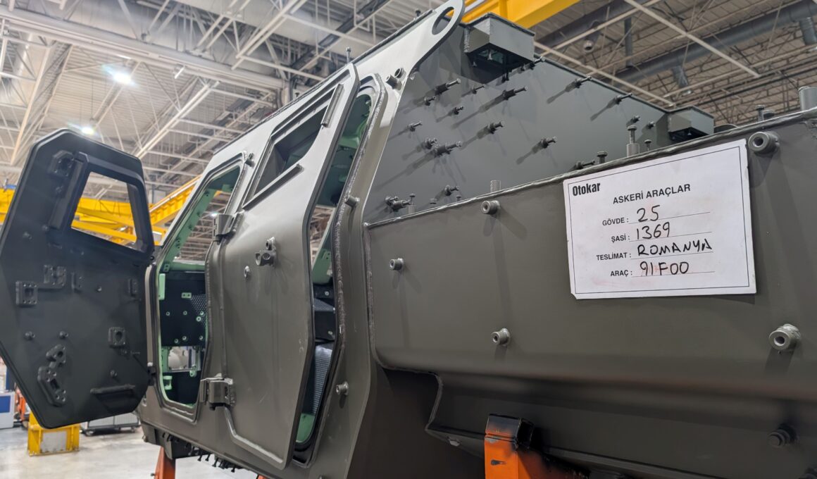 blindat 4x4 produs de compania turca otokar pentru romania