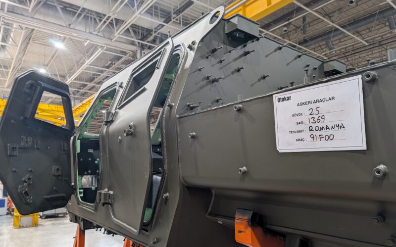 blindat 4x4 produs de compania turca otokar pentru romania